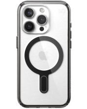 Калъф Speck - Presidio, iPhone 15 Pro, MagSafe ClickLock, прозрачен/черен -1