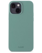 Калъф Holdit - Silicone, iPhone 14, Moss Green -1