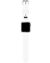 Каишка Karl Lagerfeld - Apple Watch, 38/40 mm, бяла