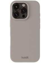 Калъф Holdit - Silicone, iPhone 16 Pro, Taupe -1