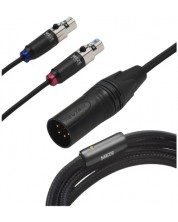 Кабел Meze Audio - OFC Standard Cable, mini XLR/XLR, 2.5 m, мед -1