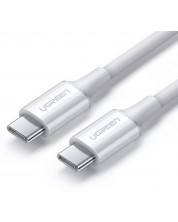 Кабел Ugreen - US300, USB-C/USB-C, 2 m, бял -1
