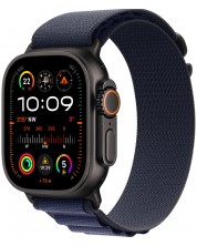 Каишка Apple - Alpine Loop S Black Titanium, Apple Watch, 49 mm, Navy -1