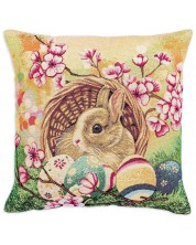 Калъфка Rakla - Easter bunny and decoration, 47 х 47 cm -1