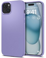 Калъф Spigen - Thin Fit, iPhone 15, Iris Purple