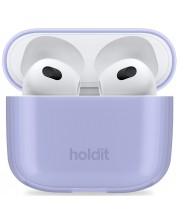 Калъф за слушалки Holdit - SeeThru, AirPods 3, Lavender