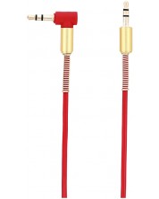 Аудио кабел Tellur - TLL311061, жак 3.5 mm/жак 3.5 mm, 1.5 m, червен -1