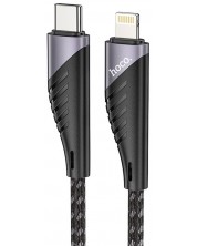 Кабел Hoco - U95, USB-C/Lightning, 1.2 m, черен -1