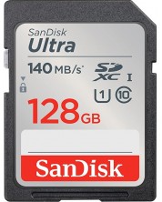 Карта памет SanDisk - Ultra, 128GB, SDXC, Class10 -1