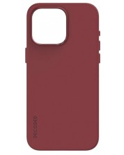 Калъф Decoded - AntiMicrobial Silicone, iPhone 15 Pro Max, червен -1