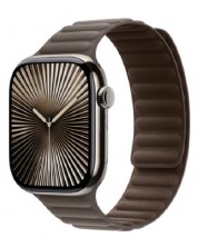 Каишка Apple - Magnetic Link, Apple Watch, 46 mm, S/M, Dark Taupe -1