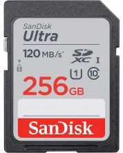 Карта памет SanDisk - Ultra, 256GB, SDXC, Class10