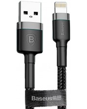 Кабел Baseus - Cafule, USB-A/Lightning, 3 m, черен -1