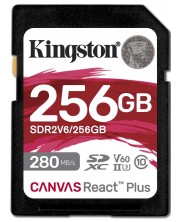 Карта памет Kingston - Canvas React Plus V60, 256GB, SDXC, Class 10 -1