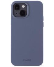Калъф Holdit - Silicone, iPhone 15, син -1