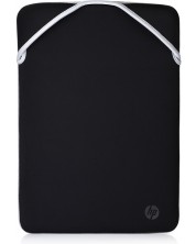 Калъф за лаптоп HP - Reversible Silver, 15.6'', черен/сребрист -1