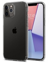 Калъф Spigen - Ultra Hybrid, iPhone 12 Pro Max, прозрачен -1