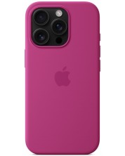 Калъф Apple - Silicone MagSafe, iPhone 16 Pro, Fuchsia -1