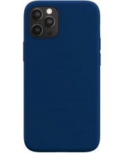 Калъф Next One - Silicon MagSafe, iPhone 12/12 Pro, син