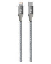Кабел ttec - AlumiCable, USB-C/Lightning, 1.5 m, сив
