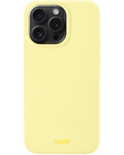 Калъф Holdit - Silicone, iPhone 15 Pro Max, Lemonade -1