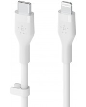 Кабел Belkin - Boost Charge, USB-C/Lightning, 2 m, бял -1