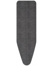 Калъф за дъска за гладене Brabantia - Denim Black, B 124 x 38 х 0.2 cm