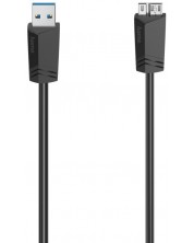 Кабел Hama - 200627, USB-A/Micro USB, 1.5 m, черен -1