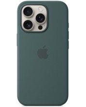 Калъф Apple - Silicone MagSafe, iPhone 16 Pro, Lake Green -1