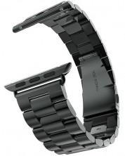 Каишка Techsuit - W036 Steel, Apple Watch, 42/44/45/49 mm, черна