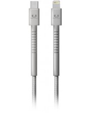 Кабел Fresh N Rebel - USB-C/Lightning, 1.5 m, светлосив -1
