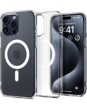 Калъф Spigen - Ultra Hybrid MagSafe, iPhone 15 Pro, Frost Clear -1