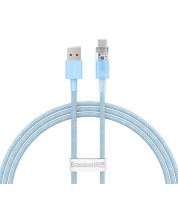 Кабел Baseus - Explorer CATS010503, USB-A/USB-C, 2 m, син