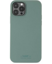 Калъф Holdit - Silicone, iPhone 12/12 Pro, Moss Green -1