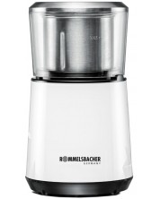 Кафемелачка ROMMELSBACHER - RO EKM 125, 200W, 50 g, бяла/сребриста -1