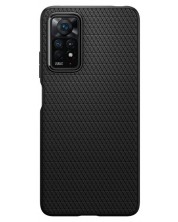 Калъф Spigen - Liquid Air, Redmi Note 11 Pro 5G, черен -1