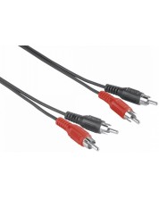 Аудио кабел Hama - 11947, 2x RCA/2x RCA, 1.5 m, bulk -1