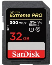 Карта памет SanDisk - Extreme PRO, 32GB, SDHC, UHS-II V90 U3  -1