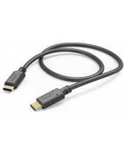 Кабел Hama - 201589, USB-C/USB-C, 1 m, черен -1