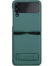 Калъф Nillkin - Qin Leather, Galaxy Z Flip4, зелен