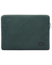 Калъф за лаптоп Bombata - Velvet, 15.6''-16'', Green -1