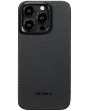 Калъф Pitaka - Fusion MagEZ 4 600D, iPhone 15 Pro, Grey Twill -1