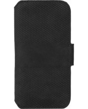Калъф Krusell - Leather Phone Wallet, iPhone 14 Pro Max, черен