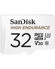 Карта памет SanDisk - 32GB, microSDHC, Class10, бяла -1