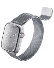 Каишка Cellularline - Steel, Apple Watch, 42/44/45/49 mm, сива -1