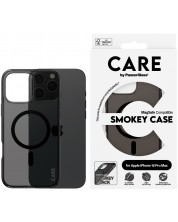 Калъф CARE - Flagship Black MagSafe, iPhone 16 Pro Max, Smokey -1