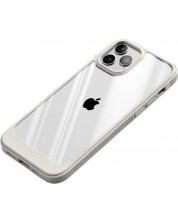 Калъф iPaky - Meiguang, iPhone 13 Pro Max, бял/прозрачен -1