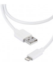 Кабел Vivanco - 36300, USB-A/Lightning, 2 m, бял