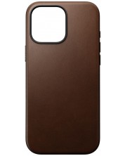 Калъф Nomad - Modern Leather, iPhone 16 Pro Max, кафяв -1