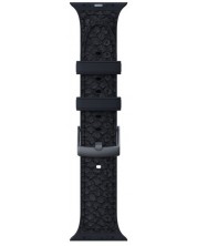 Каишка Njord - Salmon Leather, Apple Watch, 40/41 mm, тъмносива